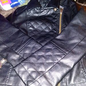 Leather art class jacket for kids